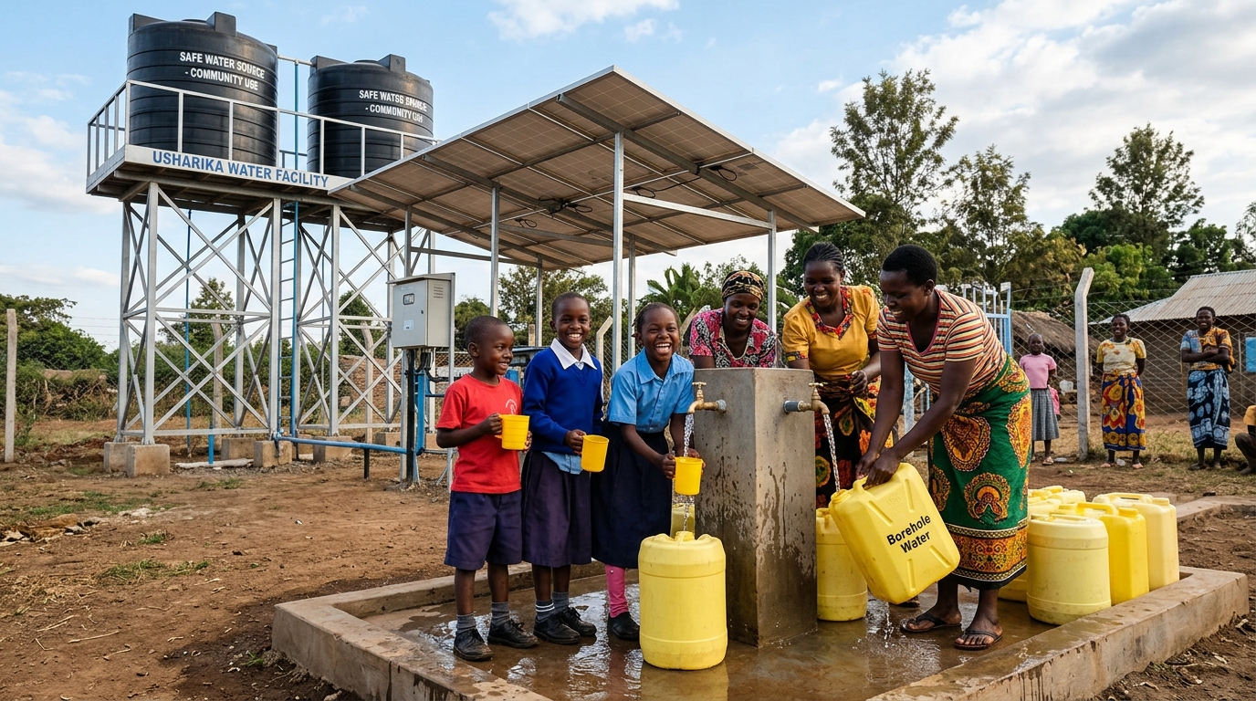 Rhino Camp Refugee Solar WASH Infrastructure Project
